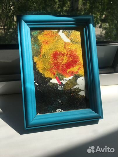 Авторская картина в рамке Абстракция