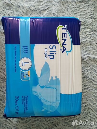 Памперсы для взрослых Tena Slip Original L