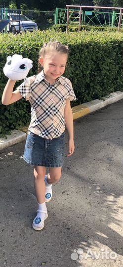 Блузка Burberry для девочки р.110-116