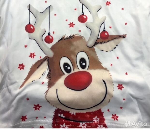 Новогодние семейные пижамы family look