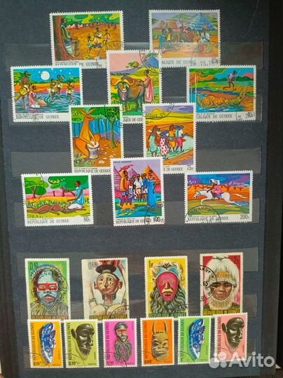 Марки разных стран 1915-1986