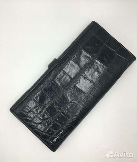 Кошелек из натуральной кожи крокодила новый