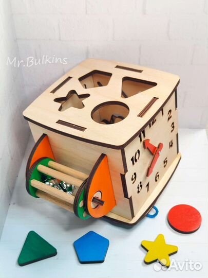 Бизикуб развивающий 15*15 см