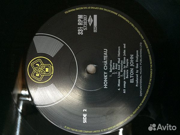Виниловая пластинка Elton John, Honky Chateau (Rem