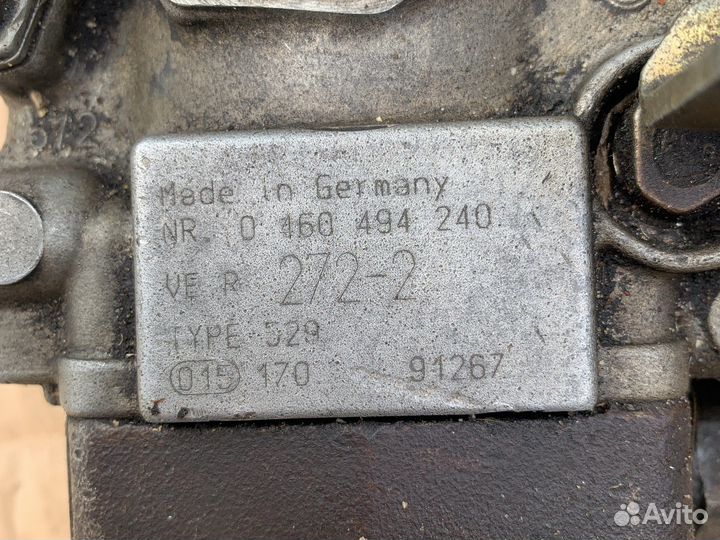 Тнвд bosch на citroen berlingo 1,9