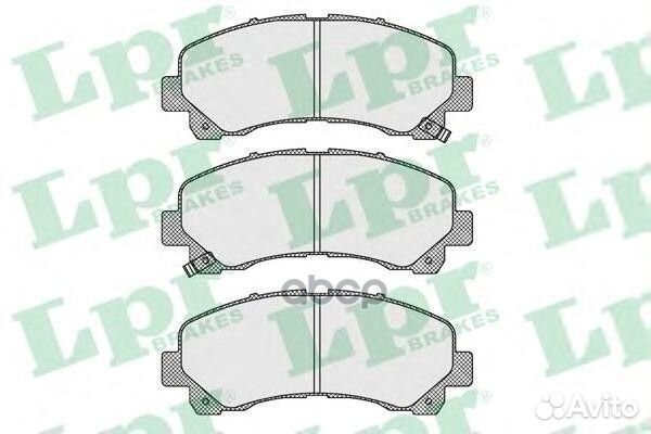 05P1630 Колодки тормозные isuzu D-MAX 02/chevr