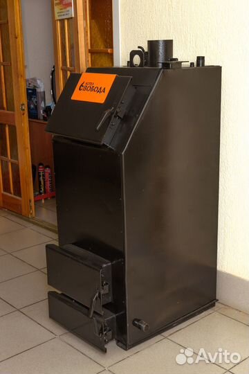 Котел длительного горения, до 85м2. Утепленный