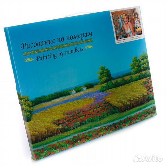 Картина по номерам 40x50 Два огромных пиона и птич