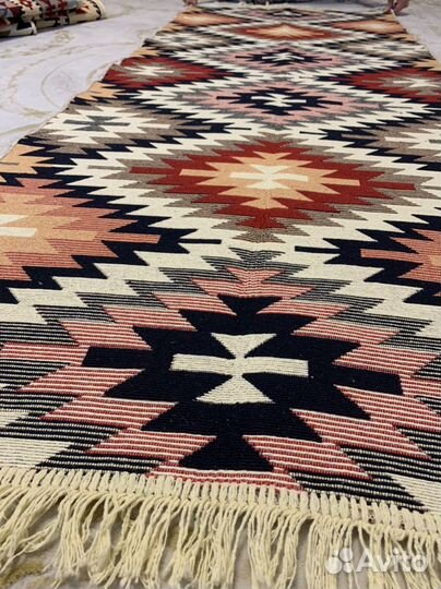 Хлопковый ковер-килим