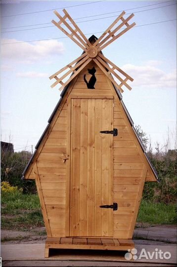 Уличный туалет с установкой Ы878