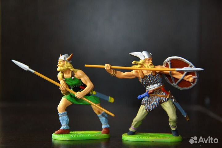 Фигурки Викинги elastolin preiser фрг