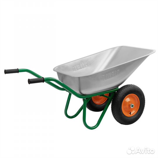 Тачка садово- строительная, 2-х колесная, усиленна