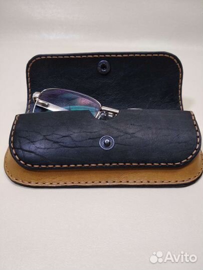 Очечник из натуральной кожи