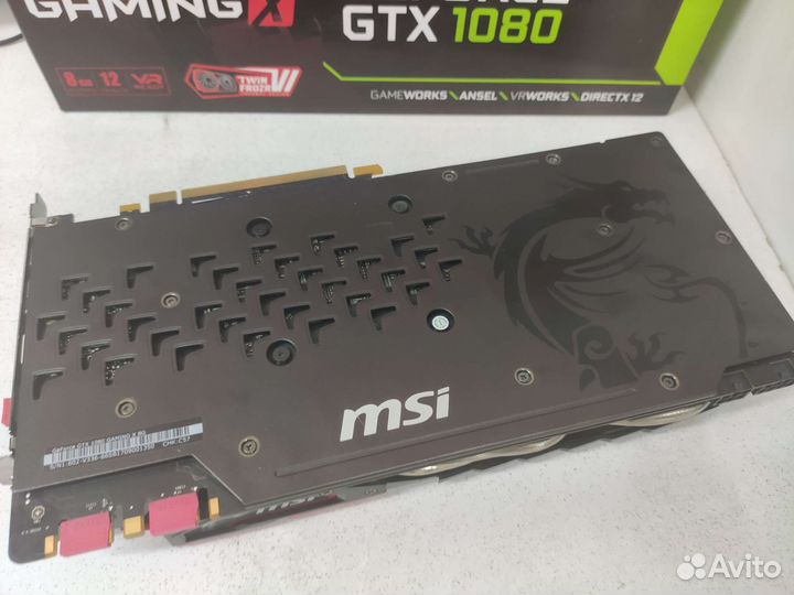 MSI GTX1080 8гб Gaming X (есть обмен)