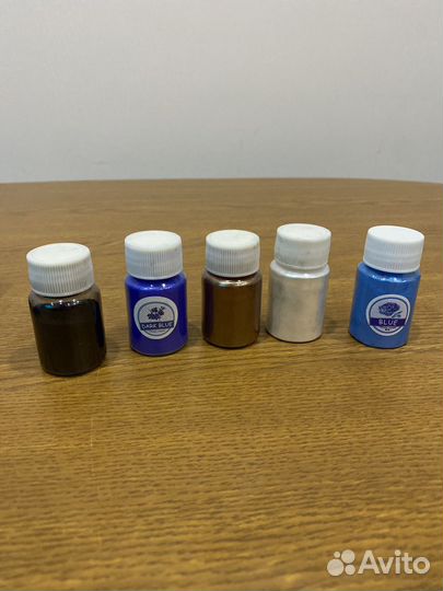 Перламутровый пигмент (комплект 5шт)