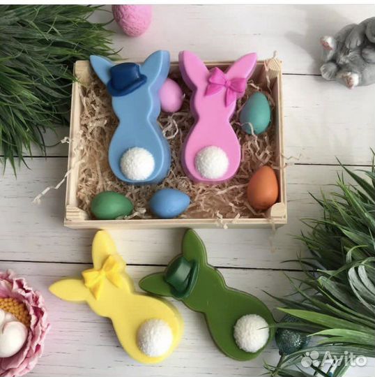 Пасхальные сувениры из мыла