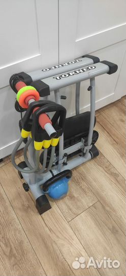 Комплект для фитнеса тренажер гиря эспандеры