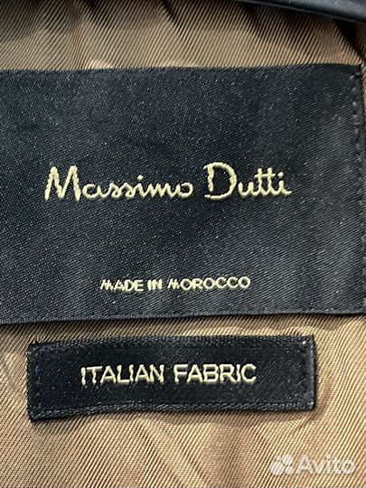 Massimo dutti тренч кэмэл
