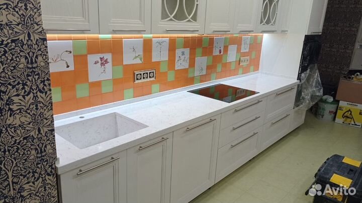 Столешница акриловая под ключ