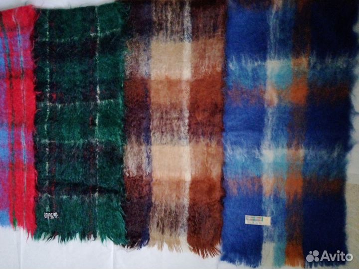 Шарфы Мохер Шотландия Индия СССР