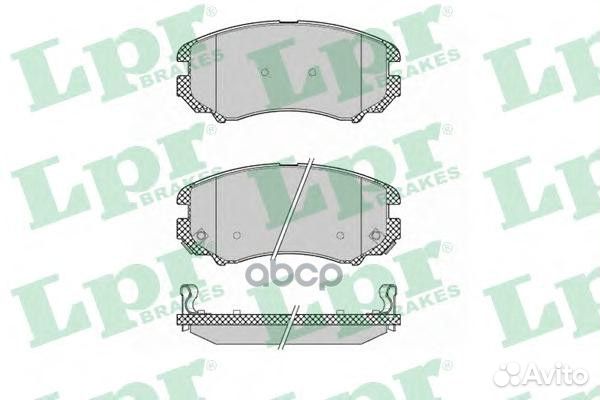 Колодки торм. дисковые 05p1369 Lpr