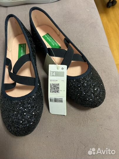 Балетки новые 34
