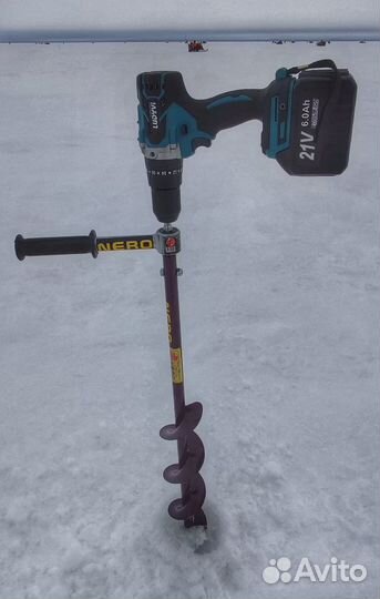 Шуруповерт для Ледобура Ludyvi Ludyvi 21v Nero110R