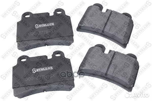 000 277BSX колодки дисковые з. с антискр. пл. V