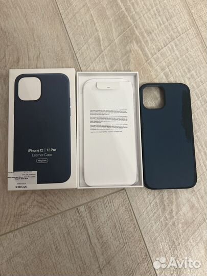 Оригинальный, кожаный чехол для iphon 12pro