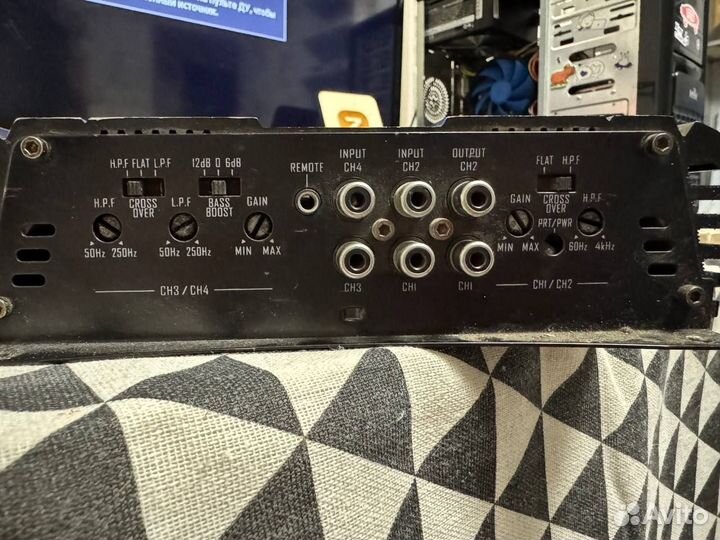 Усилитель aura amp-4.80 и динамики коаксиальные