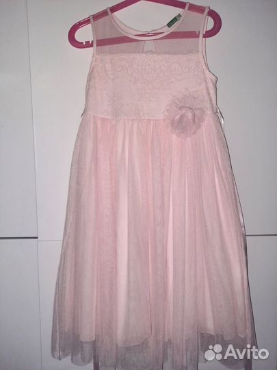 Нарядное платье для девочки 110 116, 5-6 лет