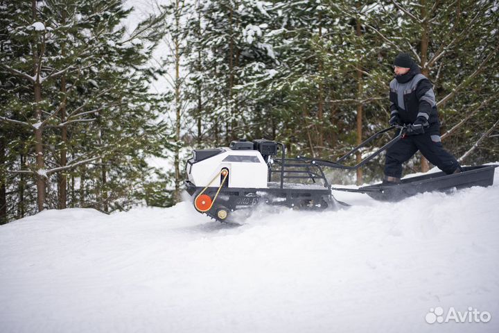 Мотобуксировщик Бурлак эко-букс 2.0, 15 л.с