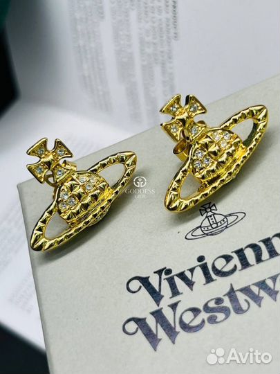 Золотые Серьги Vivienne Westwood