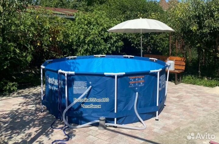 Каркасный бассейн 305 х 100 bestway