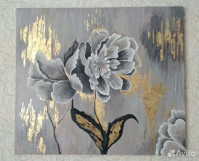 Интерьерная картина пионы