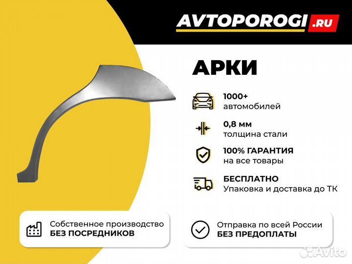 Ремонтная арка Kia Spectra