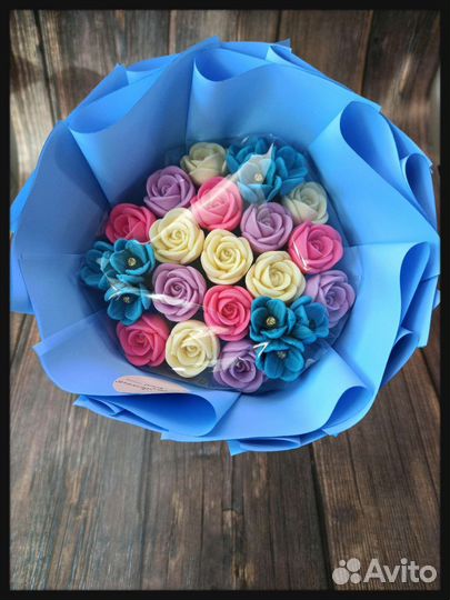 Шоколадные розы choco flowers6