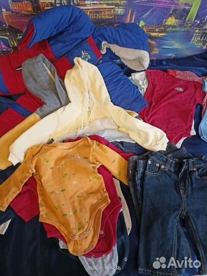 Пакет одежды ребенку 6-9мес (35 вещей)