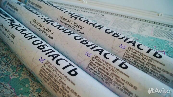 Карта Калининградской области