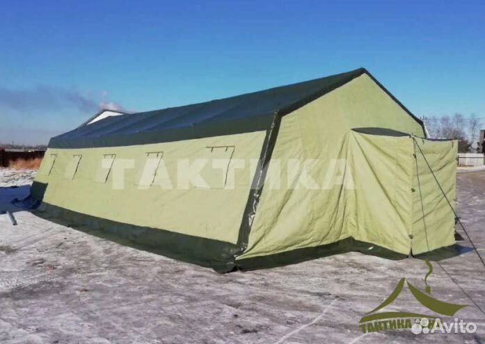 Полевая палатка армейская на 50 мест