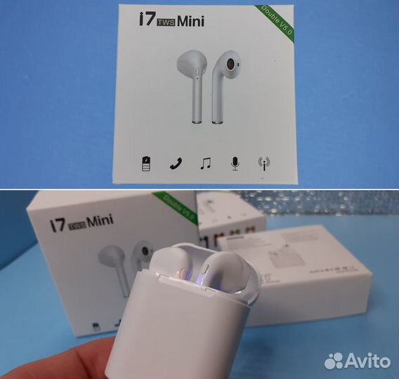 Беспроводные наушники Airpods I7 mini с микрофоном