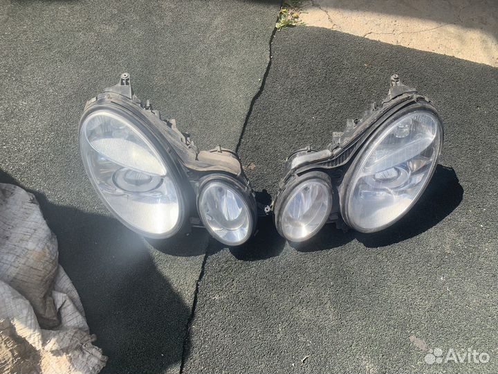 Фары на mercedes w 211