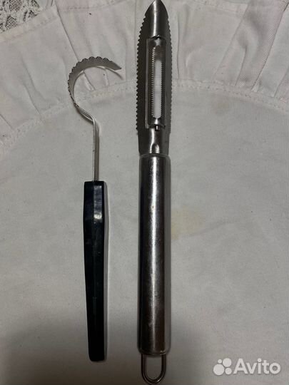 Нож для чистки овощей и нож для чистки рыбы