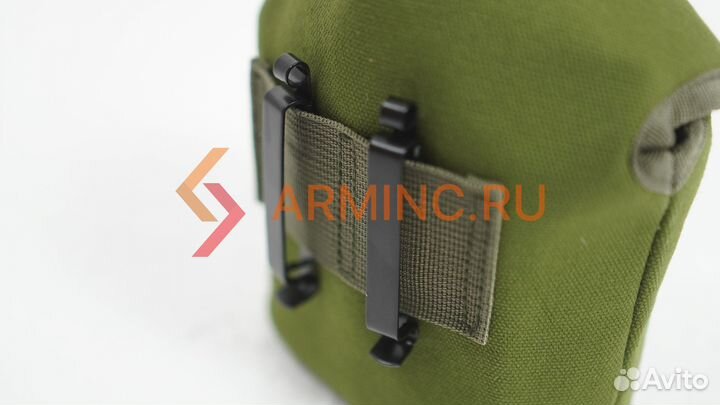 Армейская фляга с котелком в чехле алюминий