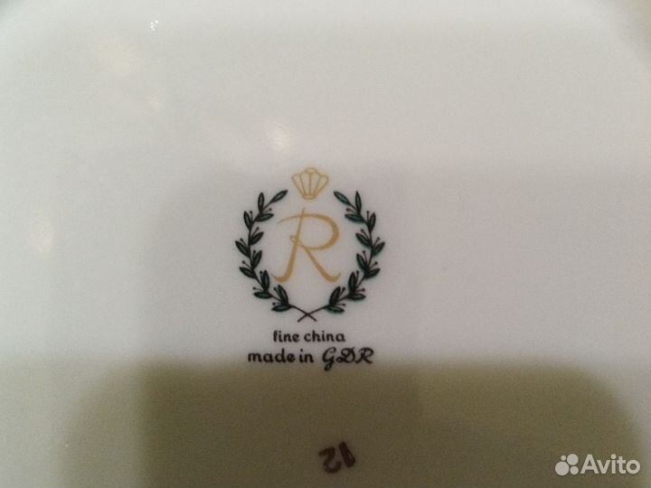 Набор столовой посуды фарфор ГДР