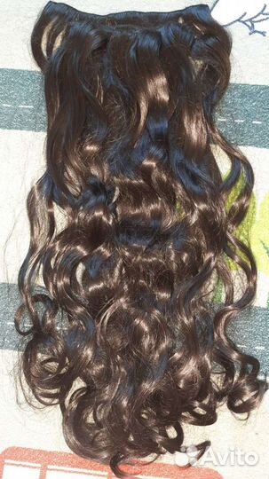 Волосы на заколках искусственные 60 см