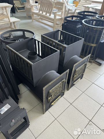 Печь для бани из трубы 10мм топка из предбанника купить в Нижнем ...