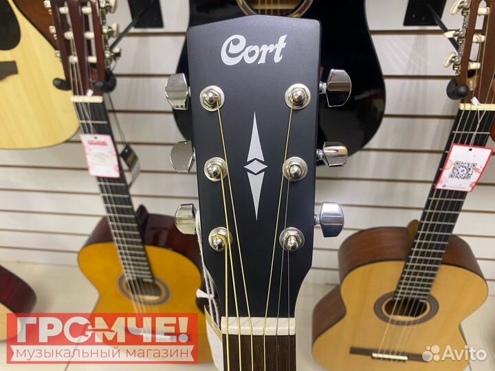 Элекроакустическая гитара Cort AD810E BKS