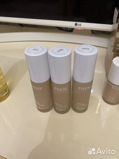 Тональный, база, консилер paese