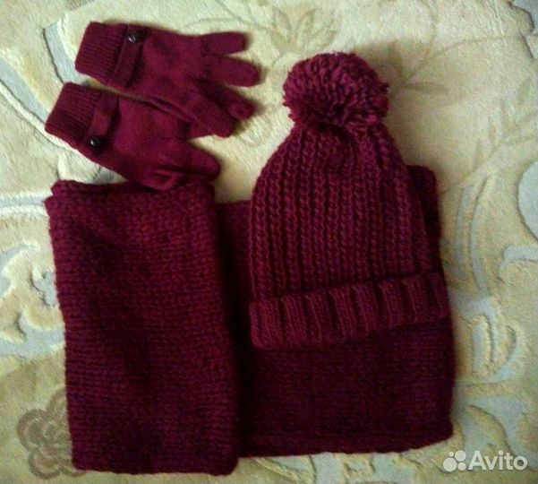 Шапка,снуд, перчатки